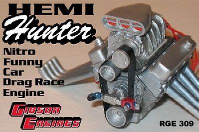 Ross-Gibson Hemi Hunter 454 Chevy Nitro Funny Car Drag Engine Plastic ...