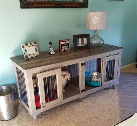 Beautiful Indoor Wooden Dog Kennels and Dog Crate Furniture , #beautiful #Crate #Dog #furnit ...