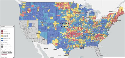 The national risk of ice storm in the United States as of 2023 ...