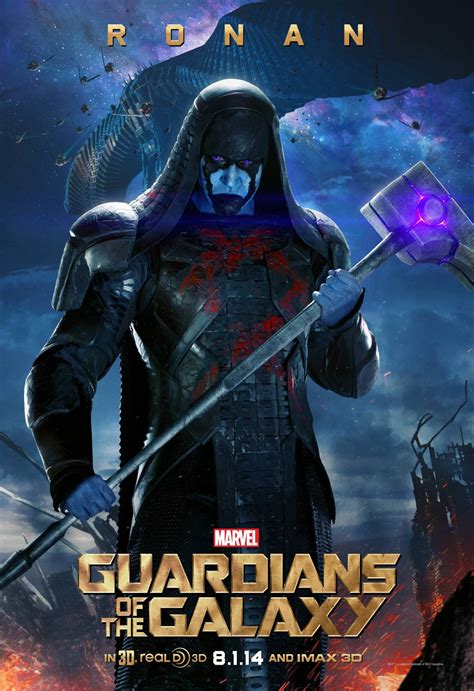 3 New ‘Guardians of the Galaxy’ Character Posters Featuring Nebula, Ronan, and Korath