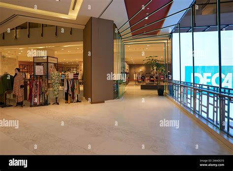 KUALA LUMPUR, MALAYSIA - MAY 29, 2023: inside Shoppes at Four Seasons Place in Kuala Lumpur ...