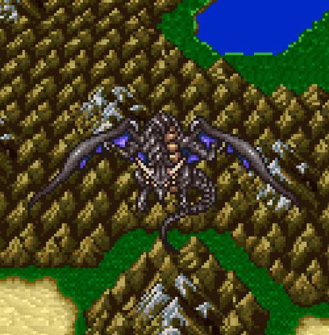 kartridges: Bahamut descends upon North Mountain - Final Fantasy V - Square; Super Famicom, 1992 ...