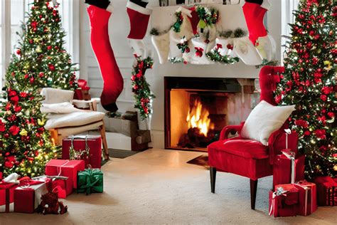 Cozy Christmas Fireplace · Creative Fabrica