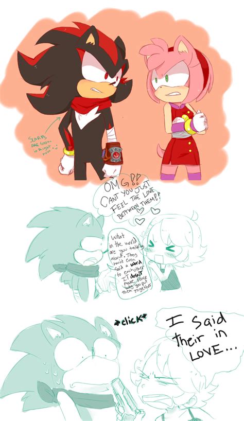 amy meets shadow - Sonic the Hedgehog Fan Art (37215234) - Fanpop