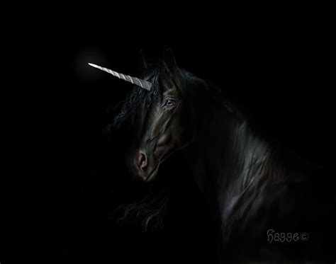 Dark Unicorn Background