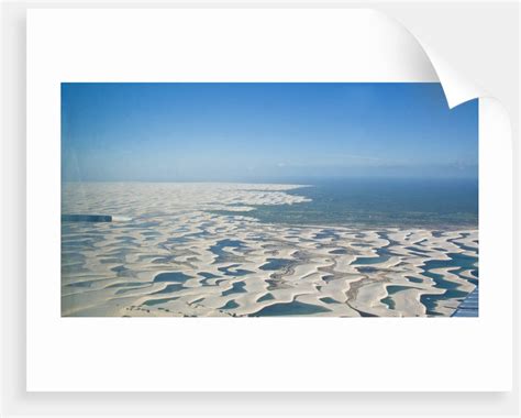 Aerial view of Lencois Maranhenses National Park Brazil posters & prints by Corbis