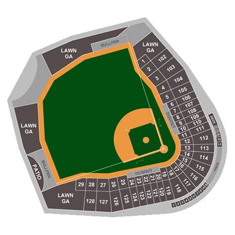 Camelback Ranch Stadium Seating Map | Elcho Table