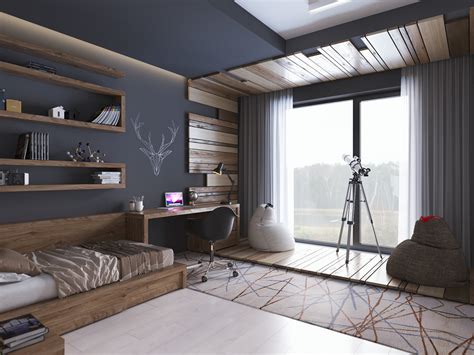 Teenager room in contemporary style on Behance