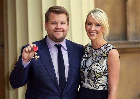 James Corden and his wife Julia Carey are expecting their third child ...