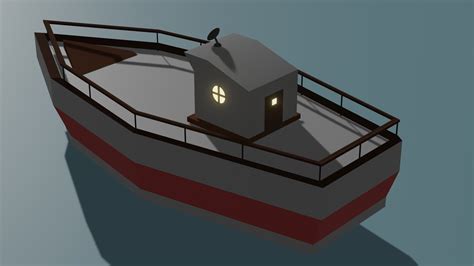 ArtStation - Boat Low-poly 3D model | Resources