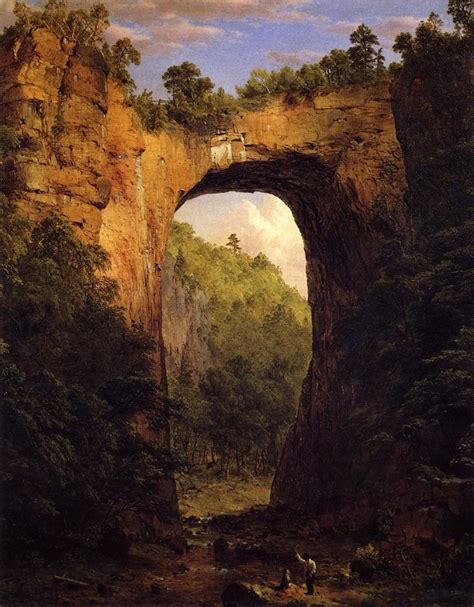 Frederic Edwin Church The Natural Bridge Painting | Best Paintings For Sale