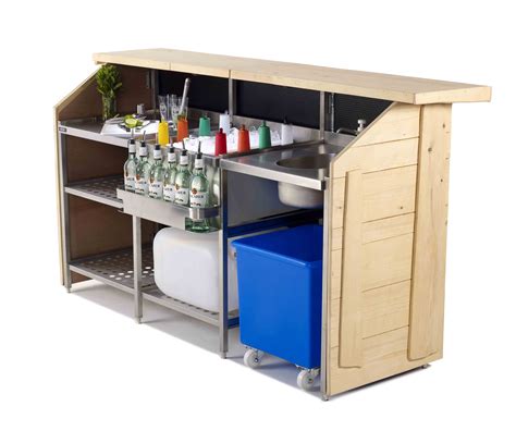 Wooden cladded Portabar | Portable bar, Mobile bar, Mobile cocktail bar