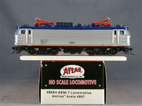 HO SCALE ATLAS 8584 AMTRAK ACELA AEM-7 ELECTRIC #907 | #85041885