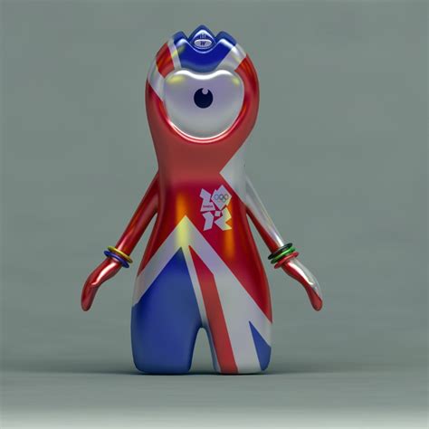 3d wenlock mascot london 2012