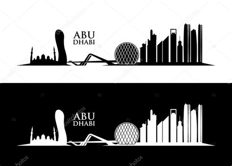 Abu Dhabi skyline Stock Vector Image by ©I.Petrovic #46026455