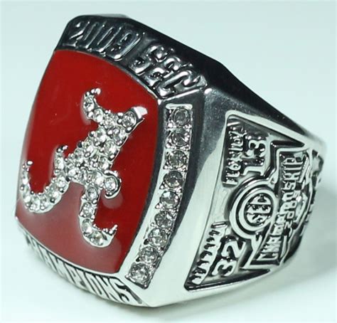 Nick Saban Alabama High Quality Replica 2009 SEC Championship Ring | Pristine Auction