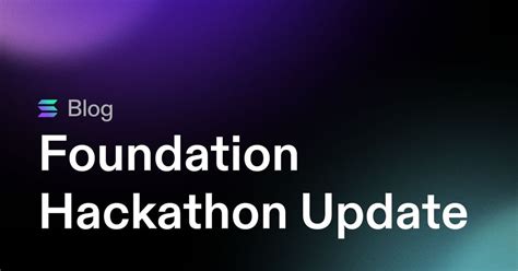 The next Solana Foundation hackathon powered by Colosseum is coming Mar ...