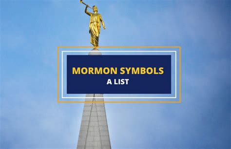 List of Mormon Symbols and Why They’re Important - Symbol Sage