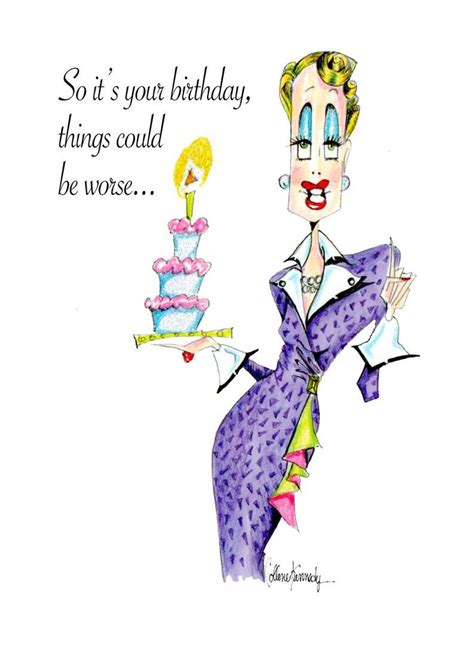 Funny Birthday Card, women humor cards, birthday cards for women ...