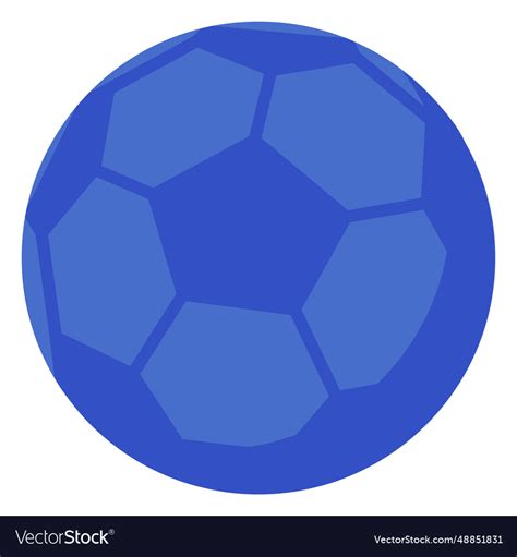 Football ball flat Royalty Free Vector Image - VectorStock