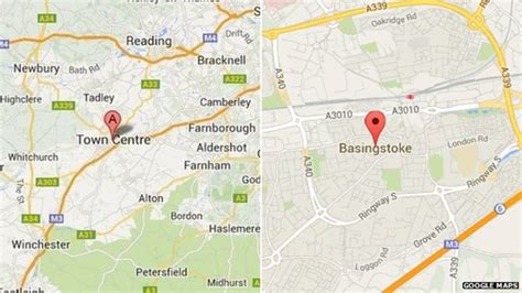 Google Maps 'renames Basingstoke' - BBC News