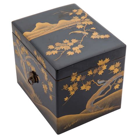 Vintage Japanese Lacquer box - square / Sold individually - agrohort.ipb.ac.id