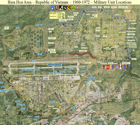 Bien Hoa Army Base Vietnam War Veterans | Map of ENTIRE Bien Hoa Area - As it was 1968