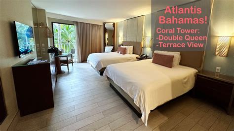 Coral Tower 2 Queen Terrace View Room Atlantis Bahamas - YouTube