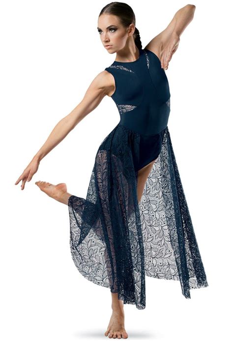 Lace Skirt Maxi Dress | Weissman® Ballet Style, Lyrical Dresses, Dance Dresses, Cheer Outfits ...