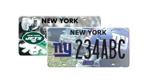 New York DMV unveils redesigned Jets and Giants license plates for 2023 NFL season