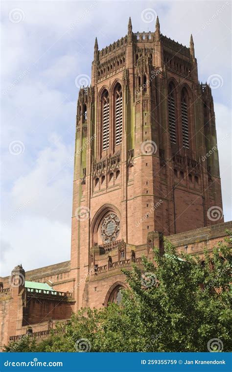 Liverpool cathedral, UK editorial stock image. Image of religion ...