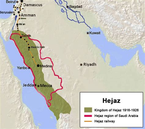 Hejaz Map – Mida