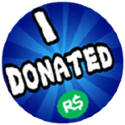 Donation - Roblox