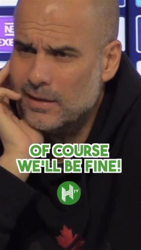 Pep didn’t appreciate being interrupted midflow 😂🧠 | English premier league, Soccer motivation ...