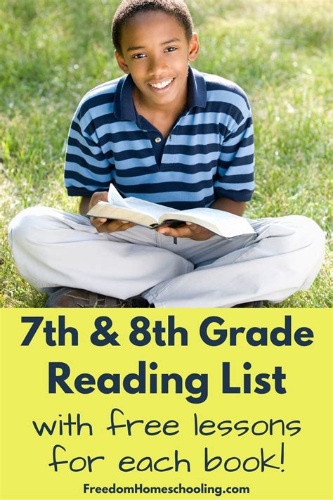 7th & 8th Grade Reading List | 7th grade reading, 8th grade reading list, 8th grade reading