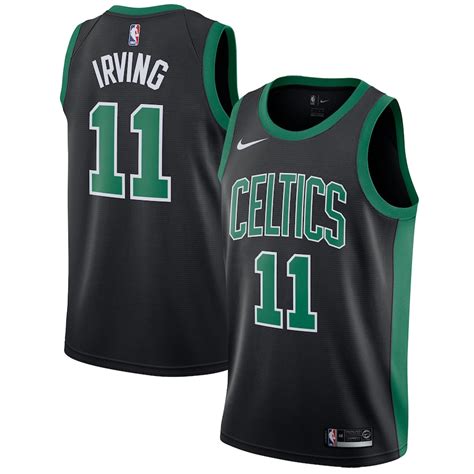 Nike Kyrie Irving Boston Celtics Black Swingman Jersey - Statement Edition