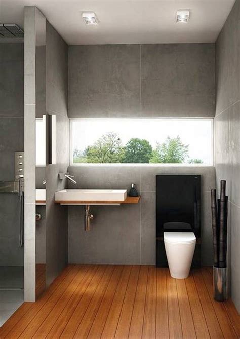 Wide window | Bathroom, Minimalist bathroom, Wood bathroom