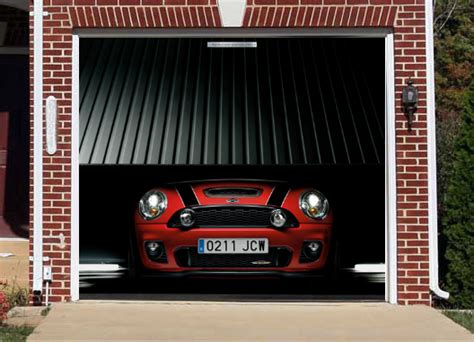 Interesting and Funny Garage Door Murals - Zero To 60 Times