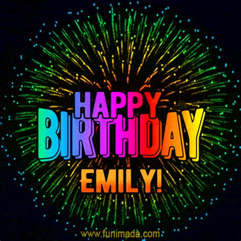 Happy Birthday Emily GIFs - Download on Funimada.com