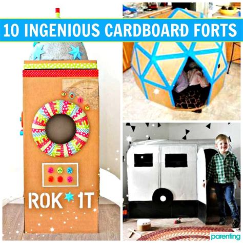 Thinking Outside the Box: 10 Ingenious Cardboard Forts | Diy fort, Cardboard forts, Arts and ...