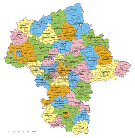 Map of Poland (Detailled Political Map) : Worldofmaps.net - online Maps and Travel Information