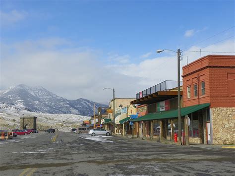 Park Street in Gardiner Montana