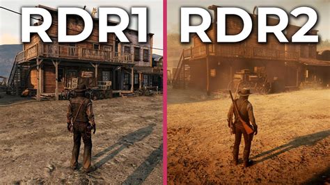 Red Dead Redemption 2 vs. Red Dead Redemption Graphics Comparison - YouTube