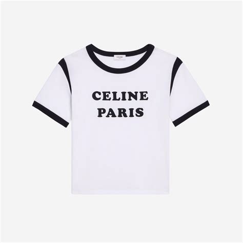 [CELINE] 셀린느 코튼 저지 파리 박시 티셔츠 에크루 블랙 우먼스 발매 정보 - 2X890671Q-01EA - 럭드 (LUCK-D)