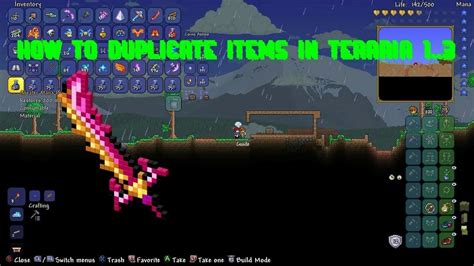 Terraria: HOW TO DUPLICATE ITEMS SOLO!! 1.3 - YouTube