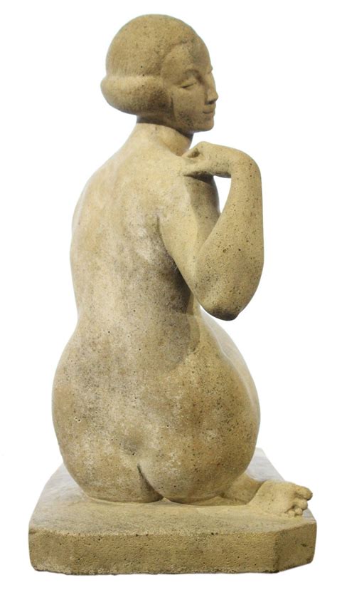 Art Deco Fine Limestone Sculpture, Marcel Bouraine "Awakening,” 1930 Provenance For Sale at 1stdibs