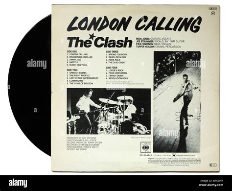 Clash london calling album hi-res stock photography and images - Alamy