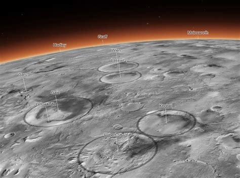 Navigate a new Mars map of craters and volcanoes