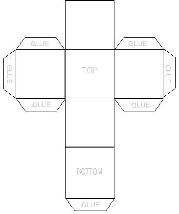 simple box template | Box template printable, Paper box diy, Box template