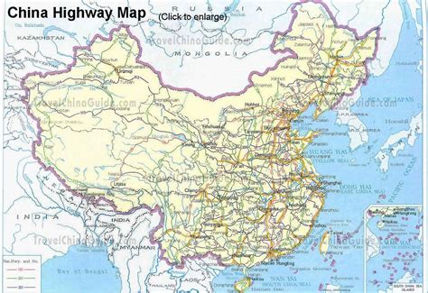 China Highway Maps - TravelChinaGuide.com